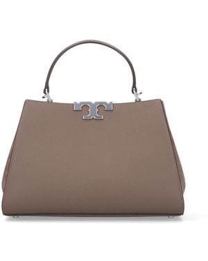 Tory Burch 'Eleanor' Large Top Case - Brown