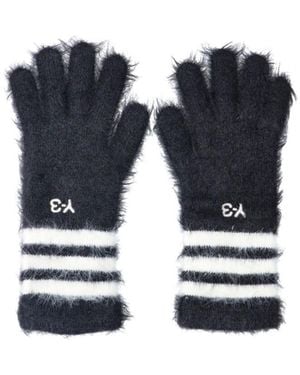 Y-3 Gloves “3-Stripes” - Blue
