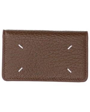 Maison Margiela Cardholder "Four Stitches" - Brown