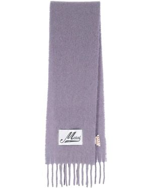 Marni Alpaca Blend Scarf - Purple