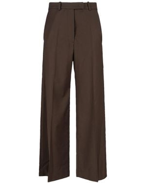 Frankie Shop Pantaloni "Brickell" - Marrone