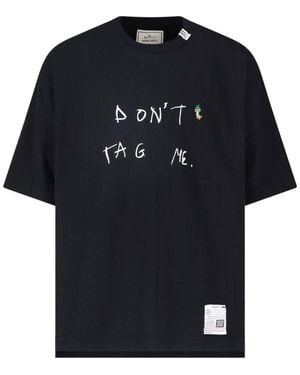 Maison Mihara Yasuhiro Printed T-Shirt - Black