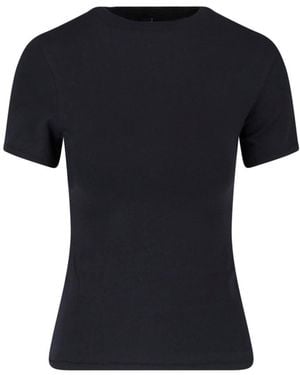 Skims T-Shirt Girocollo - Nero
