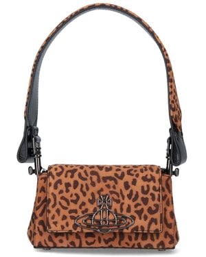 Vivienne Westwood Borsa A Spalla Mini "Hazel" - Bianco