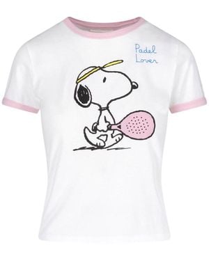 MC2 Saint Barth T-Shirt Logo "Emilie" - White