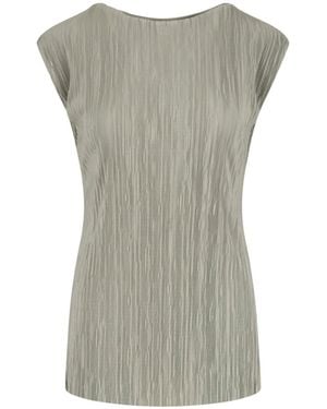 Calvin Klein Pleated Top - Grey