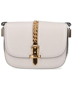 Gucci Sylvie Mini Shoulder Bag - White