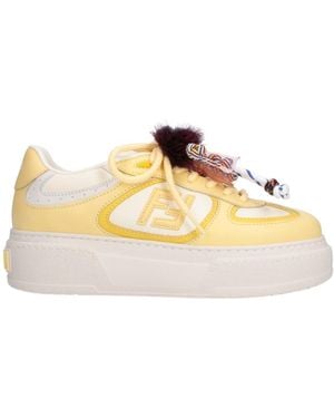Fendi Trainers Match" - Metallic