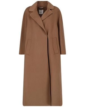 Max Mara Virgin Wool Coat - Brown