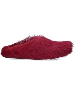 Marni Slip-On Mules - Red