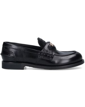 Miu Miu 'Penny' Loafers - Black