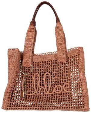 Chloé Tote Bag "East West Summer Banana" - Brown