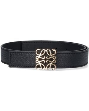 Loewe Reversible Belt "Anagram" - Black