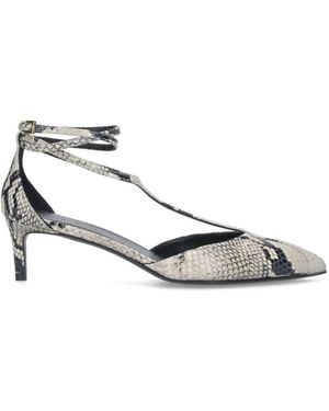KHAITE Mia 45 Court Shoes - Metallic
