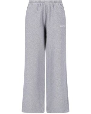 Sporty & Rich Pantaloni Sportivi Logo - Grigio