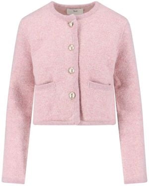 DUNST Alpaca Blend Cardigan - Pink