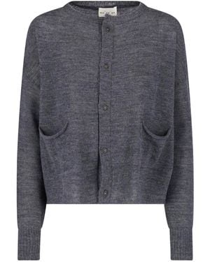 Ma'ry'ya Virgin Wool Cardigan - Gray