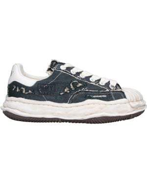 Maison Mihara Yasuhiro Cotton Upper Trainers - Blue