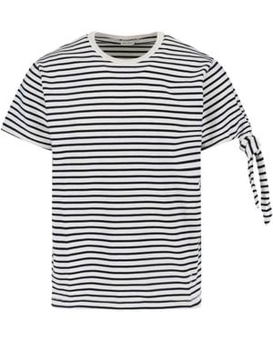 JW Anderson Stripe T-Shirt - Gray