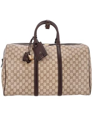Gucci Medium Travel Bag "Essence Classic" - Natural