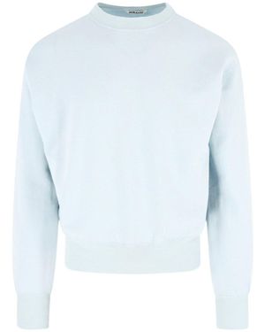 AURALEE Cotton Blend Sweatshirt - Blue