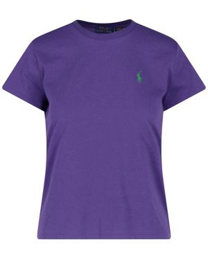 Polo Ralph Lauren T-Shirt Logo - Purple