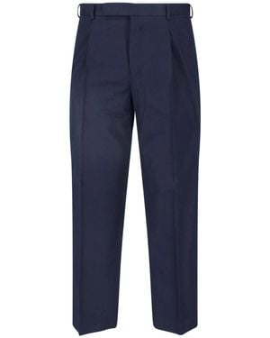PT Torino Virgin Wool Blend Pants - Blue