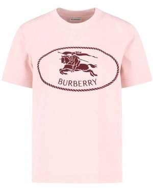 Burberry T-Shirt "Edk" - Rosa