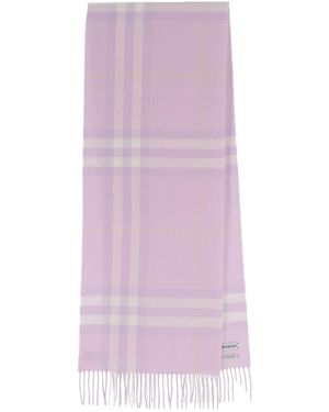 Burberry 'Check' Scarf - Purple