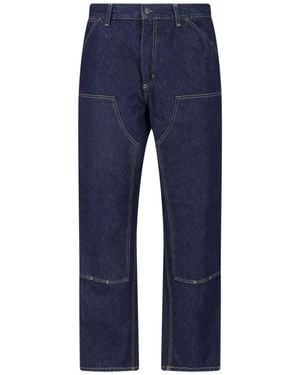 Carhartt Straight Jeans "Double Knee" - Blue