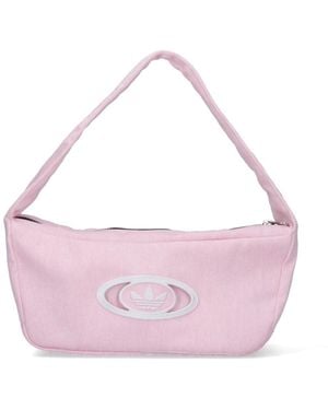 adidas Borsa Tracolla Piccola Logo - Rosa