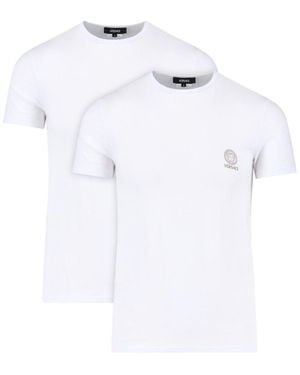 Versace Set Of 2 Medusa T-Shirts - White