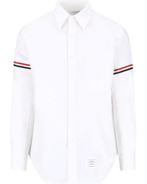 Thom Browne Tricolore Shirt - White