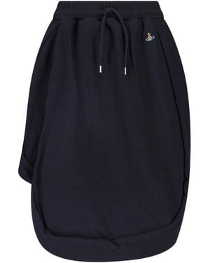 Vivienne Westwood Drawstring Mini Skirt - Blue