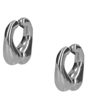 Panconesi "P Helix" Earrings - White