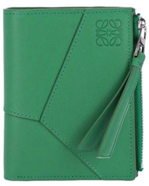 Loewe Portafoglio Compatto "Puzzle" - Verde