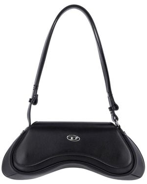 DIESEL 100% Leather Mini Bag - White