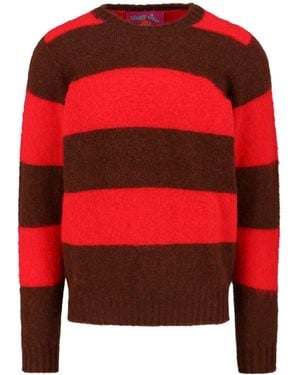Howlin' 'Shaggy Bear' Jumper - Red