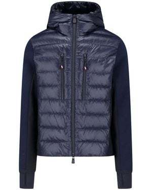 Moncler Padded Zip Cardigan - Blue