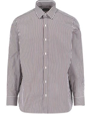 Tom Ford Tailored Shirt With Subtle Sheen - Grey