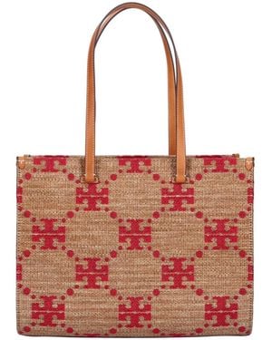 Tory Burch Tote Bag "T Monogram" - Red