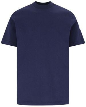 Moncler Genius X Mercedes-Benz By Nigot -Shirt Logo - Blu