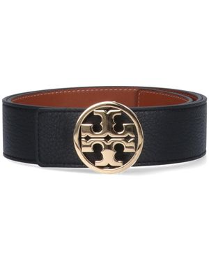 Tory Burch Cintura Reversibile "Miller" - Nero