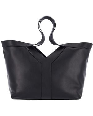 Saint Laurent Small Tote Bag “Y” - Black