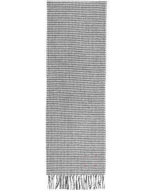 Destin Checked Scarf - Grey