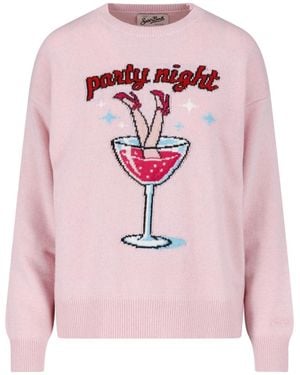 MC2 Saint Barth Intarsia Jumper - Pink