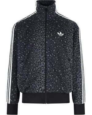 adidas 'Firebird Loose Leo' Zip Sweatshirt - Blue