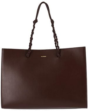 Jil Sander Tote Bag “Tangle” - Brown