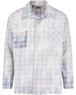 GALLERY DEPT. Plaid-Print Long-Sleeve Shirt - White