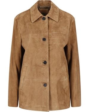 Low Classic Suede Jacket - Brown
